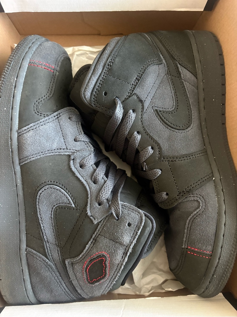 High-Top Athletic Sneakers in Charcoal Gray